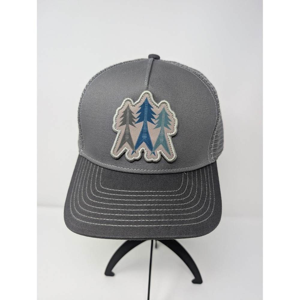 Pistil Gray Electric Guitar Trees Trucker Hat Snapback Patch One Size Unisex